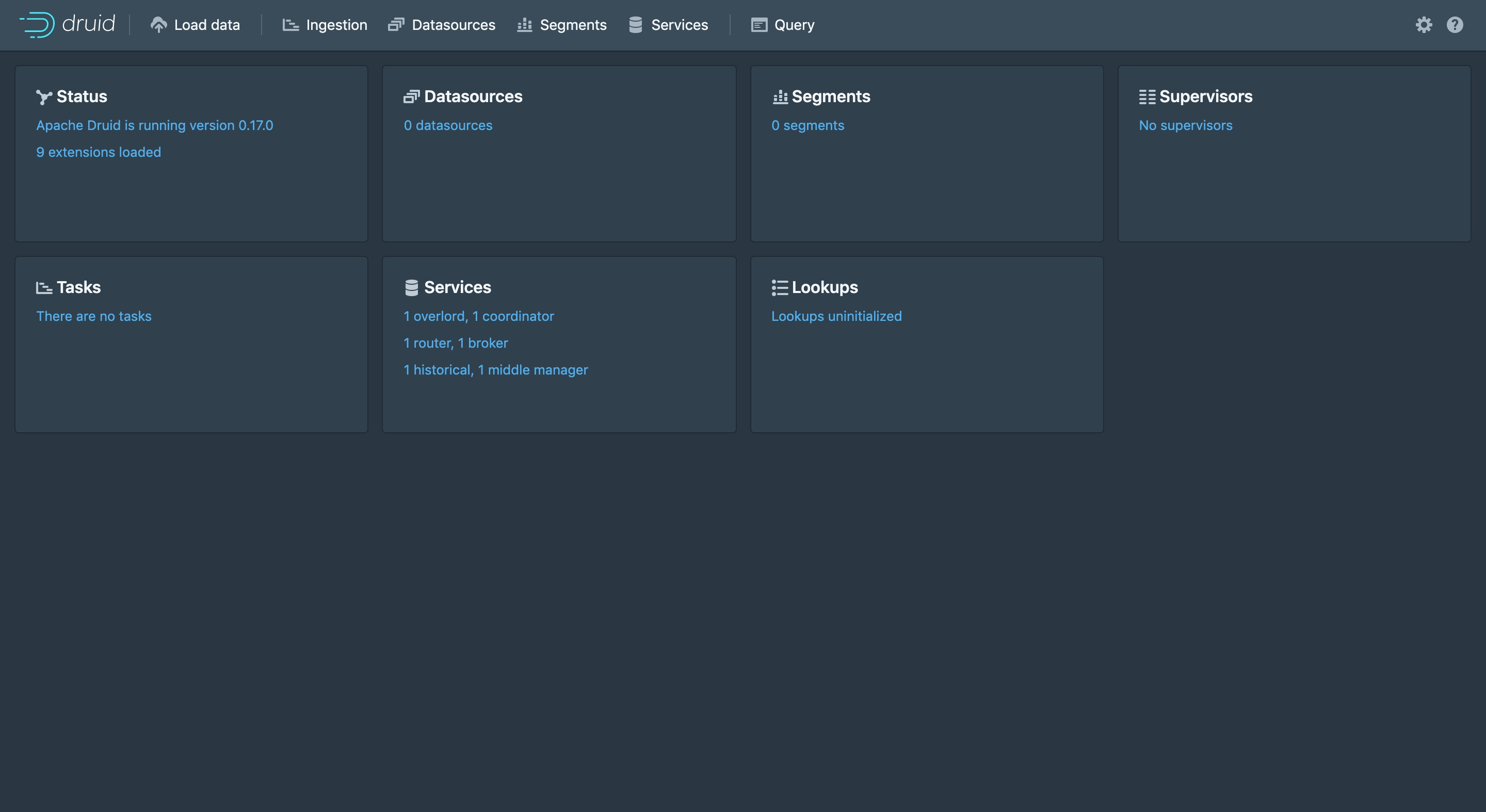 Apache Druid Web Console